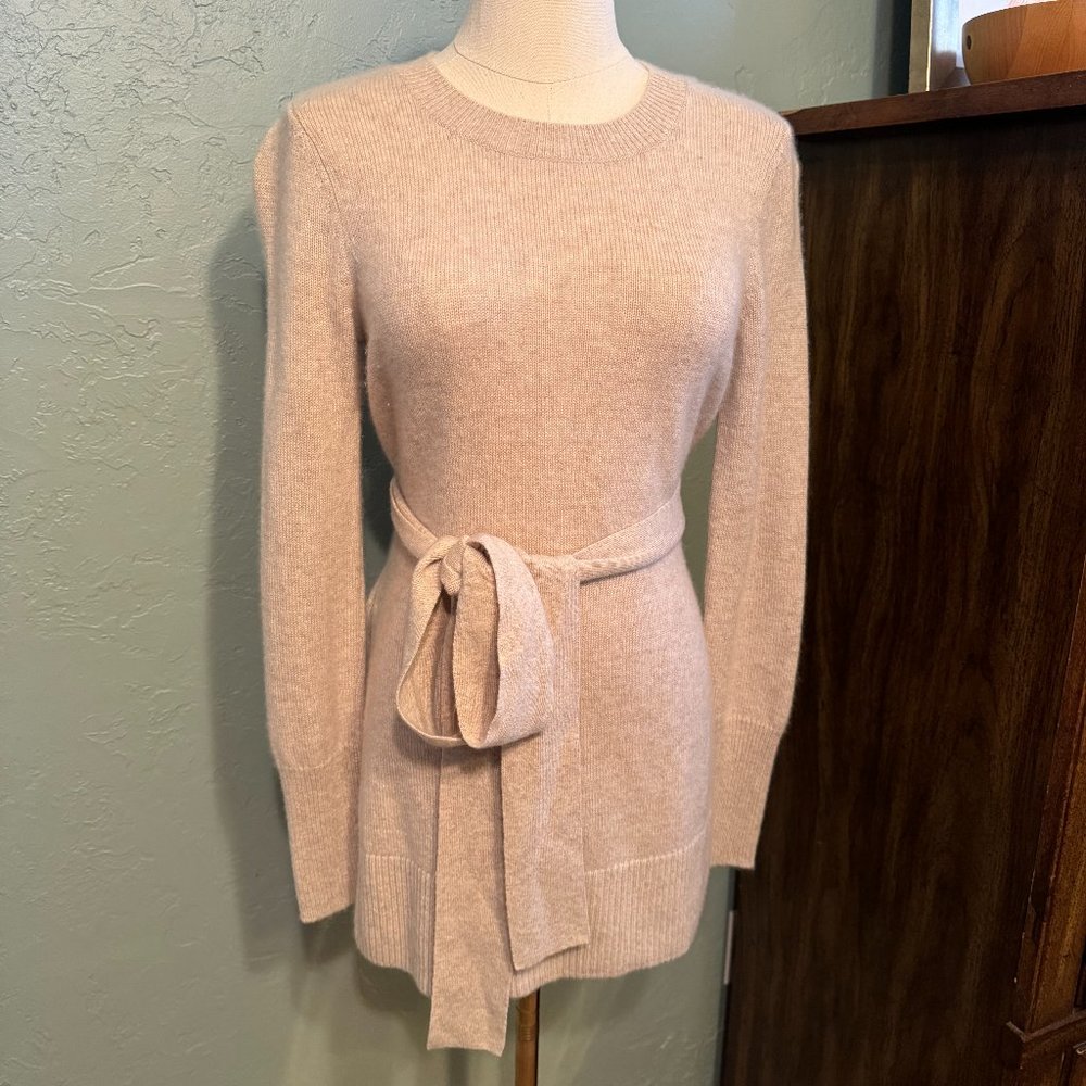 Club Monaco Cashmere Belted Sweater, Size S